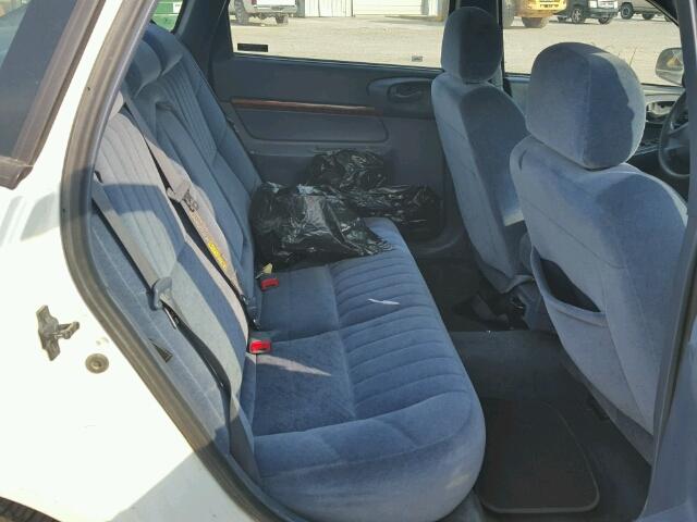 2G1WF55E519220678 - 2001 CHEVROLET IMPALA WHITE photo 6