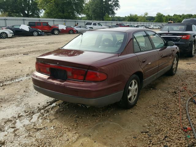 2G4WF551X11204149 - 2001 BUICK REGAL GS BURGUNDY photo 4