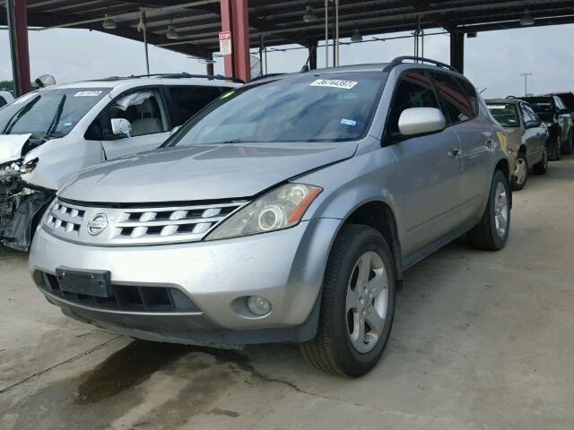 JN8AZ08T44W208575 - 2004 NISSAN MURANO SILVER photo 2