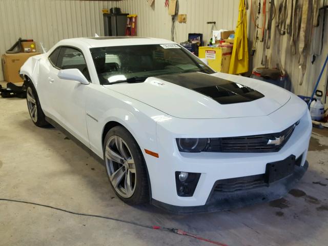 2G1FL1EP1D9802137 - 2013 CHEVROLET CAMARO ZL1 WHITE photo 1