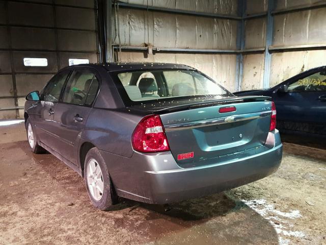 1G1ZT52895F316427 - 2005 CHEVROLET MALIBU LS ნაცრისფერი ფოტო 3