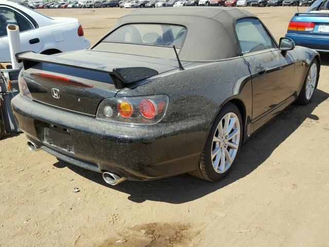 JHMAP21406S004901 - 2006 HONDA S2000 BLACK photo 4