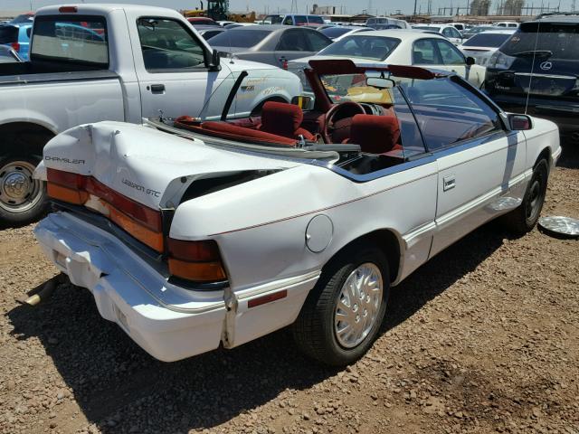 1C3EU4531SF634393 - 1995 CHRYSLER LEBARON GT WHITE photo 4