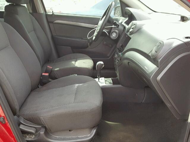 KL1TD5DE4BB112657 - 2011 CHEVROLET AVEO LS/LT 红色 照片 5