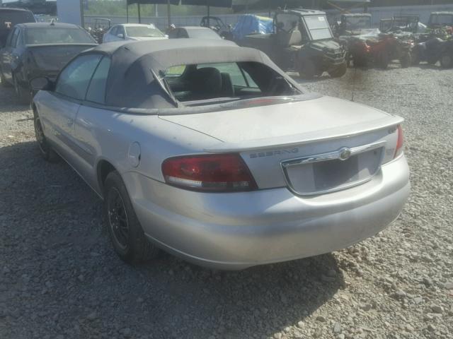 1C3EL75R95N625069 - 2005 CHRYSLER SEBRING GT SILVER photo 3