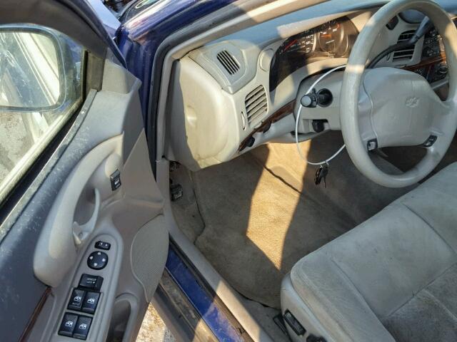2G1WF52EX59380954 - 2005 CHEVROLET IMPALA 蓝色 照片 9