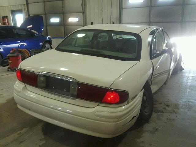 1G4HP54K814240104 - 2001 BUICK LESABRE CU WHITE photo 4