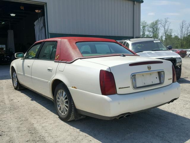 1G6KE54Y73U247006 - 2003 CADILLAC DEVILLE DH WHITE photo 3