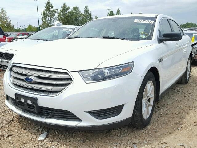 1FAHP2D84EG161000 - 2014 FORD TAURUS SE WHITE photo 2