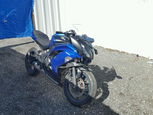 JKAEXEE13DDA09996 - 2013 KAWASAKI EX650 E BLUE photo 1