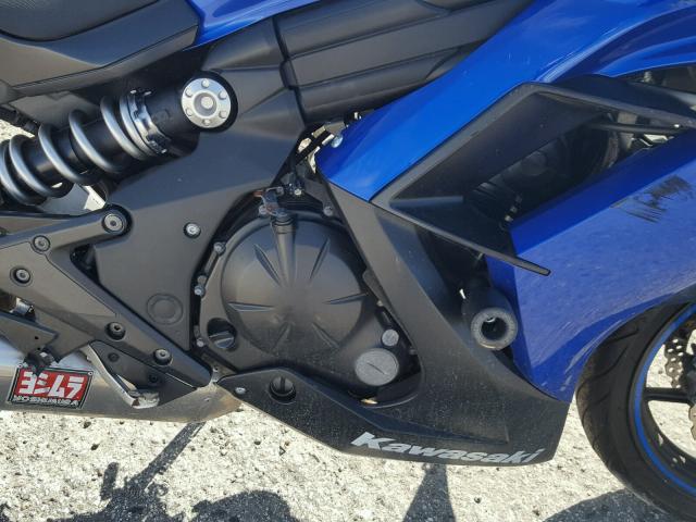 JKAEXEE13DDA09996 - 2013 KAWASAKI EX650 E BLUE photo 7