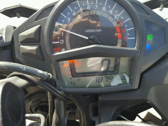 JKAEXEE13DDA09996 - 2013 KAWASAKI EX650 E BLUE photo 8