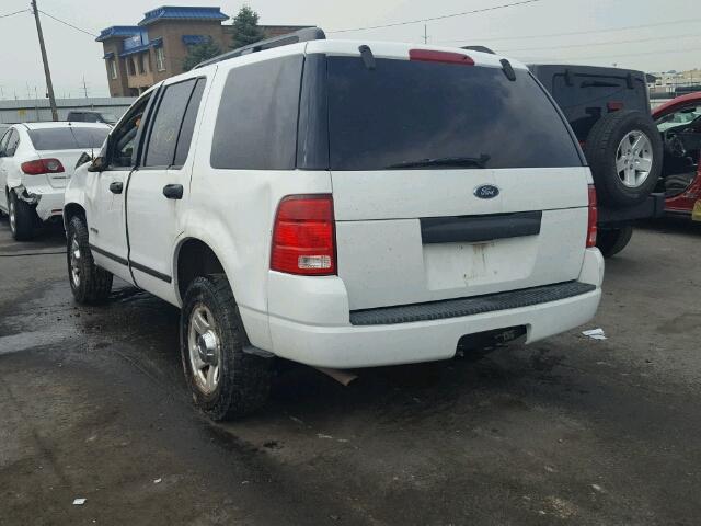 1FMZU72K44UB50030 - 2004 FORD EXPLORER WHITE photo 3