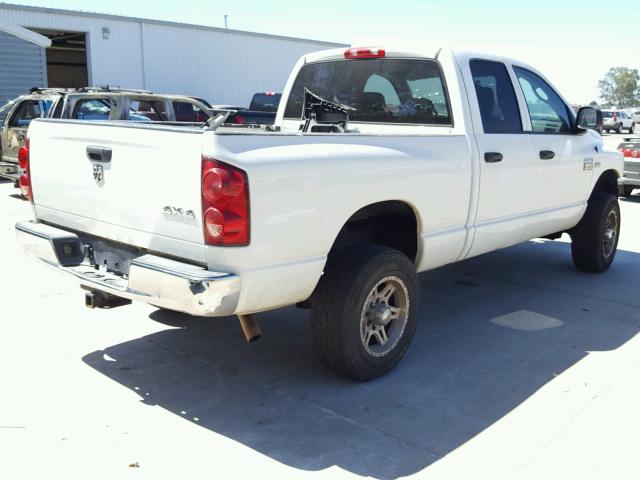 3D7KS28T89G538800 - 2009 DODGE RAM 2500 WHITE photo 4