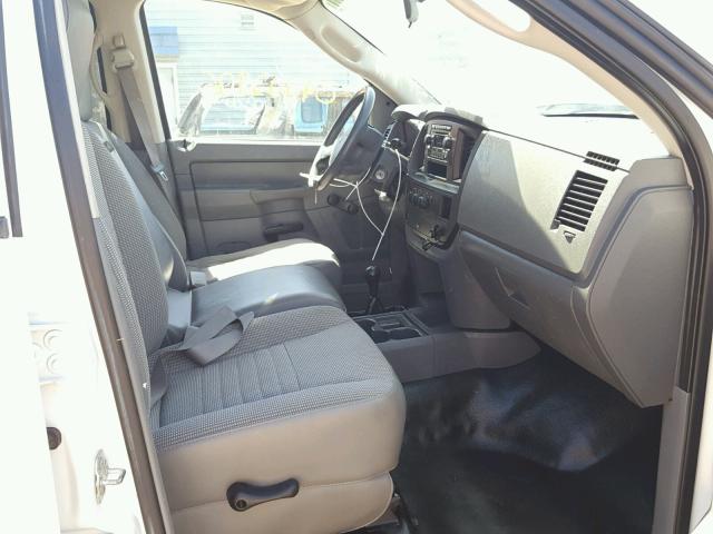 3D7KS28T89G538800 - 2009 DODGE RAM 2500 WHITE photo 5