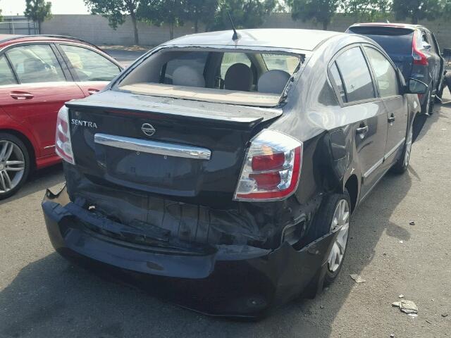 3N1AB6AP6BL639294 - 2011 NISSAN SENTRA 2.0 BLACK photo 4