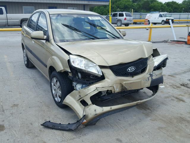 KNADE223196474617 - 2009 KIA RIO BASE TAN photo 1