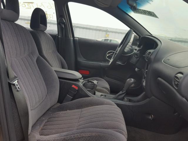 1G2WK52J31F187048 - 2001 PONTIAC GRAND PRIX BEIGE photo 5