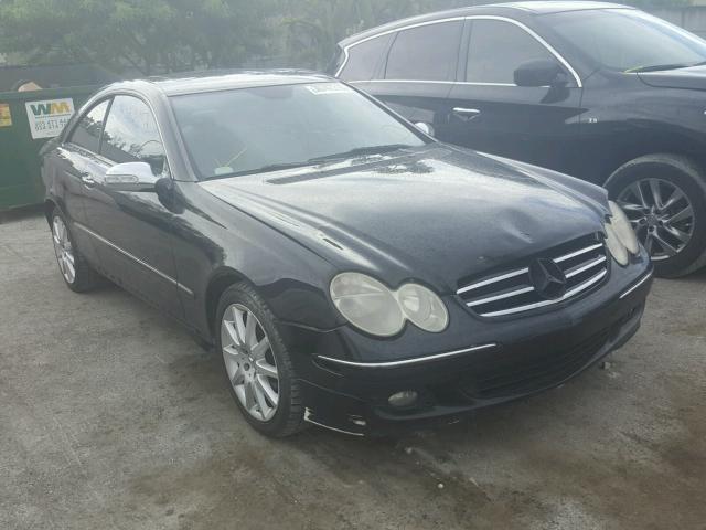 WDBTJ56H57F219143 - 2007 MERCEDES-BENZ CLK 350 BLACK photo 1