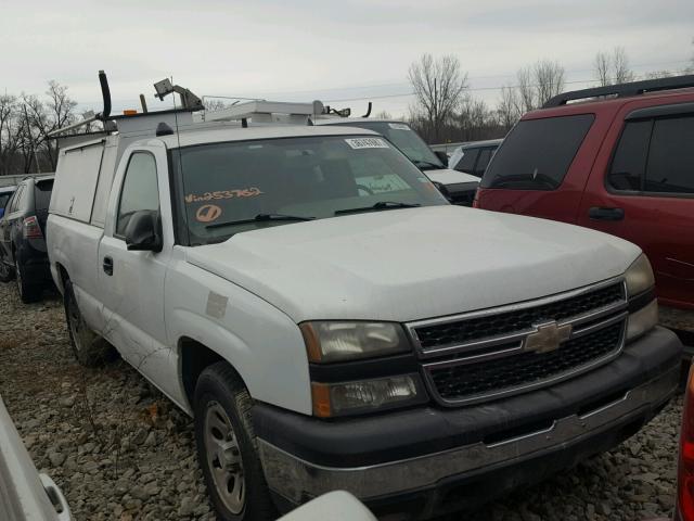 3GCEC14XX6G253762 - 2006 CHEVROLET SILVERADO WHITE photo 1