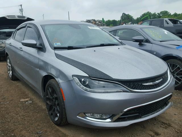 1C3CCCEG6FN668722 - 2015 CHRYSLER 200 C SILVER photo 1