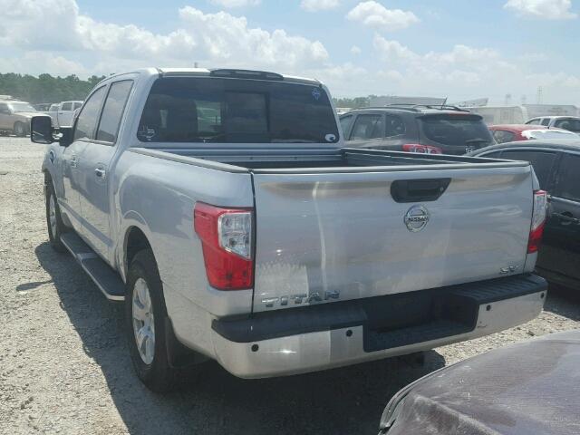 1N6AA1E60HN540481 - 2017 NISSAN TITAN SV SILVER photo 3