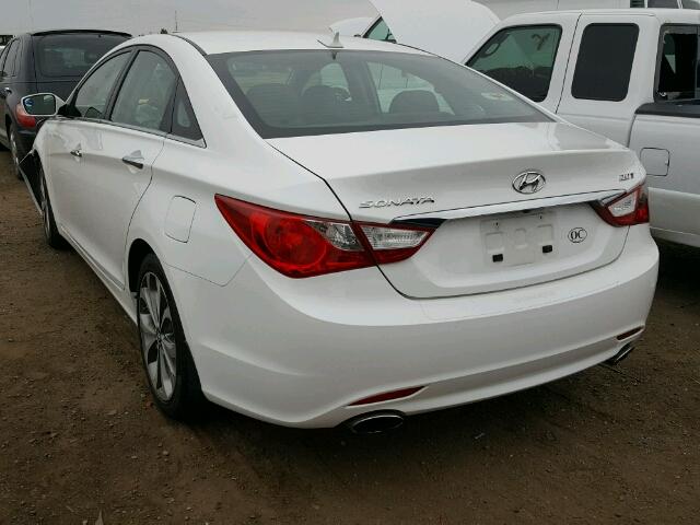 5NPEC4AB5DH590211 - 2013 HYUNDAI SONATA SE/ WHITE photo 3