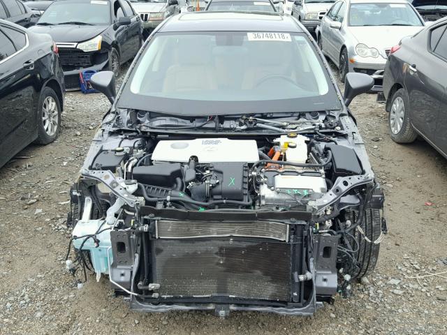 JTHKD5BH6E2178583 - 2014 LEXUS CT 200 GRAY photo 9