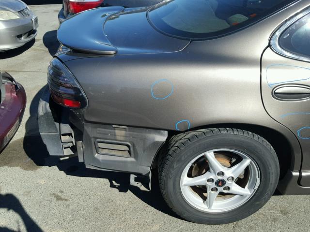 1G2WP52K3YF235992 - 2000 PONTIAC GRAND PRIX Boz foto 9