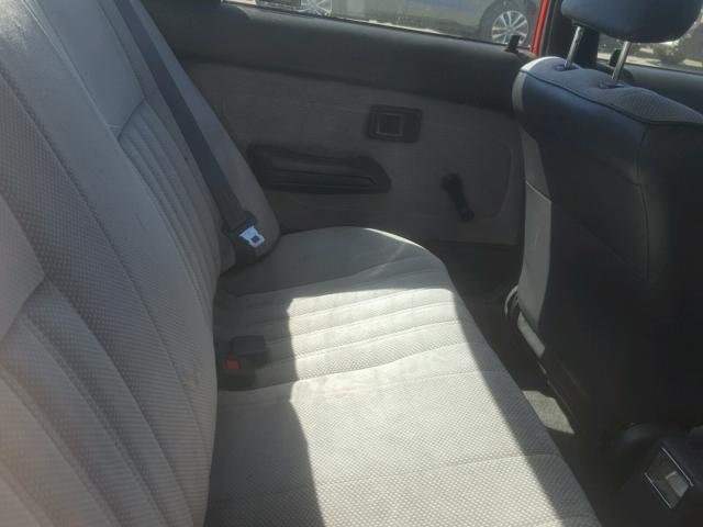 1Y1SK5463NZ034298 - 1992 GEO PRIZM BASE წითელი ფოტო 6