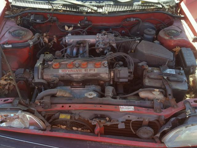 1Y1SK5463NZ034298 - 1992 GEO PRIZM BASE წითელი ფოტო 7