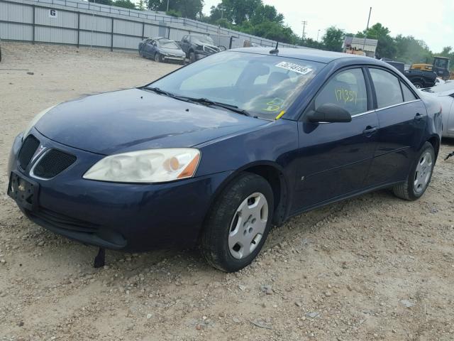 1G2ZF57B884111964 - 2008 PONTIAC G6 VALUE L BLUE photo 2