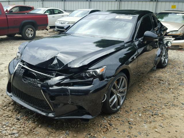 JTHBA1D20G5030909 - 2016 LEXUS IS 200T BLACK photo 2