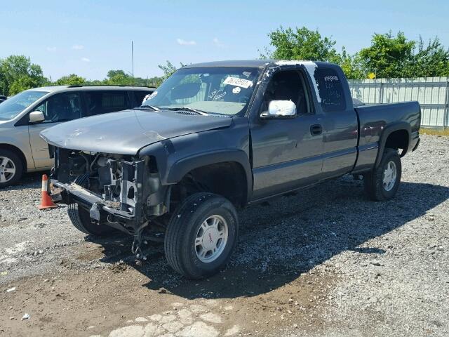 2GCEK19T6X1143374 - 1999 CHEVROLET SILVERADO GRAY photo 2