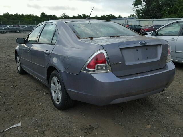 3FAHP07Z07R140536 - 2007 FORD FUSION SE GRAY photo 3