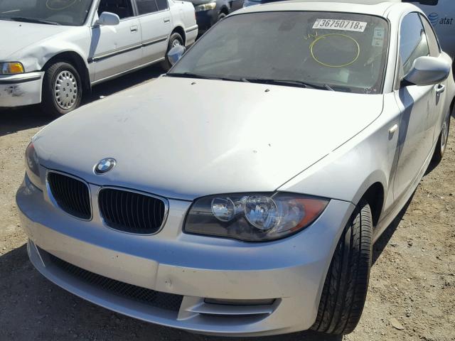 WBAUP9C59BVL89460 - 2011 BMW 128 I GRAY photo 2