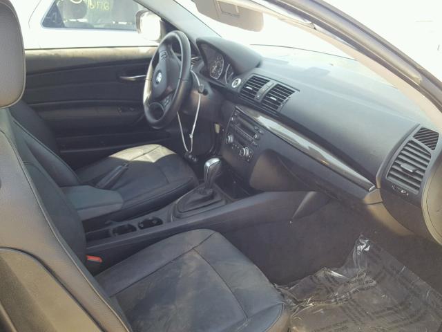 WBAUP9C59BVL89460 - 2011 BMW 128 I GRAY photo 5