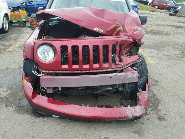 1C4NJPFB2ED512833 - 2014 JEEP PATRIOT LA RED photo 7