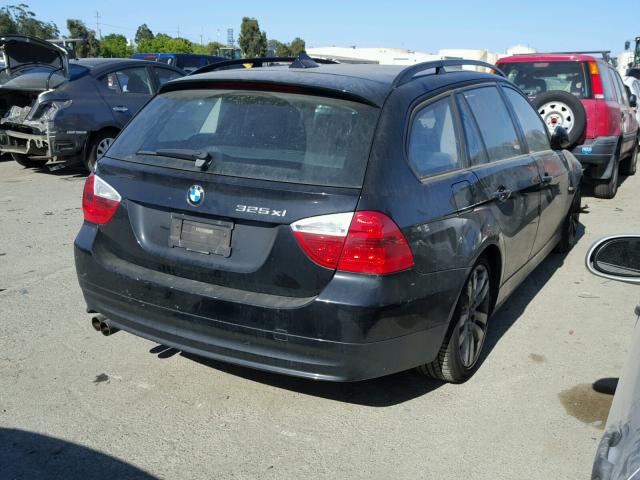 WBAVT13546KW23688 - 2006 BMW 325 XIT BLACK photo 4
