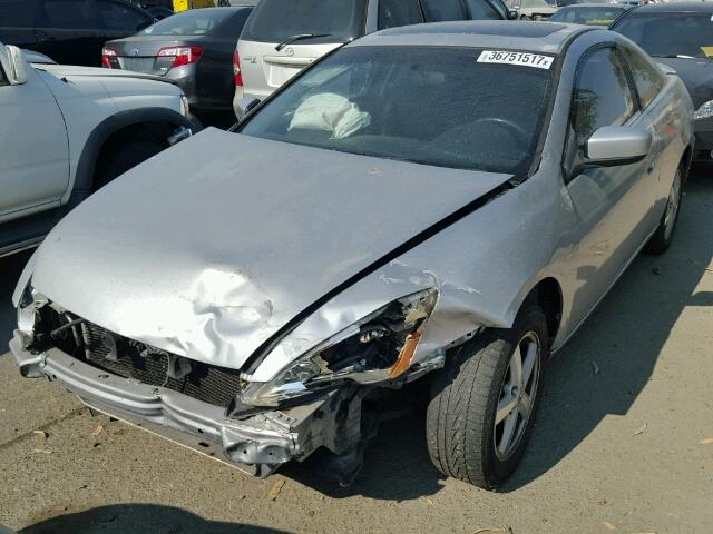 1HGCM72633A003843 - 2003 HONDA ACCORD EX SILVER photo 2