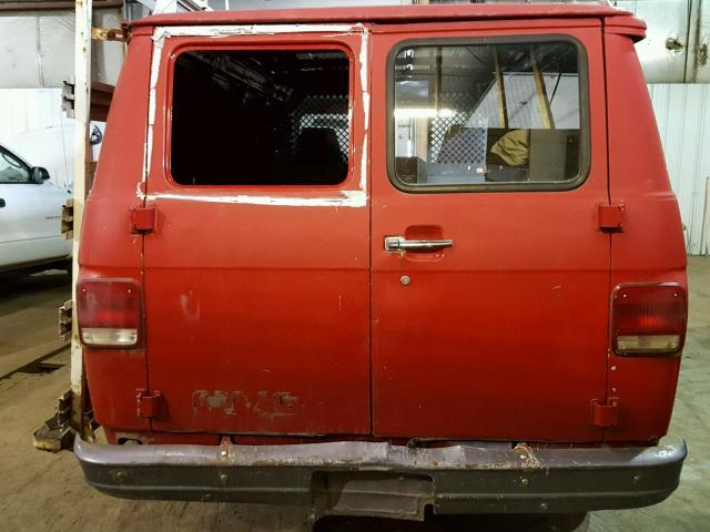 2GTGG35M4G4513076 - 1986 GMC VANDURA G3 RED photo 9