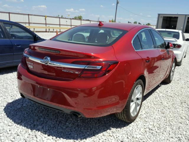2G4GK5EX6E9299868 - 2014 BUICK REGAL RED photo 4