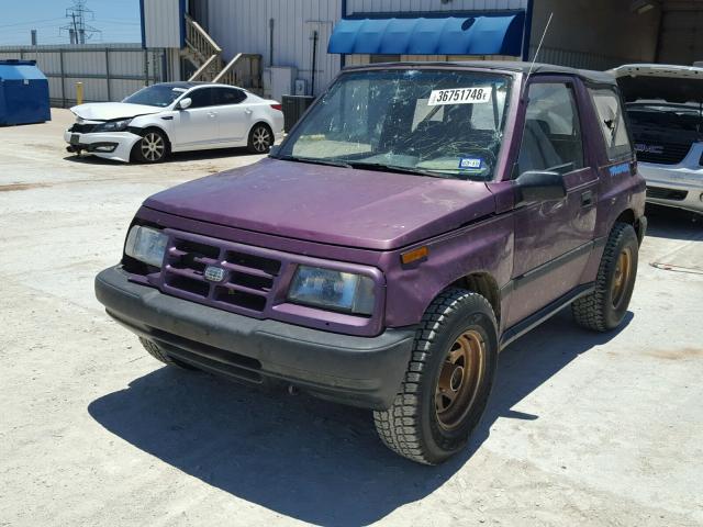 2CNBJ1861T6912292 - 1996 GEO TRACKER PURPLE photo 2