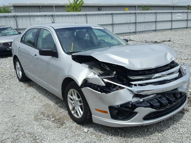 3FAHP0GAXCR232418 - 2012 FORD FUSION S SILVER photo 1