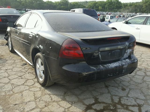 2G2WP552371123906 - 2007 PONTIAC GRAND PRIX BLACK photo 3