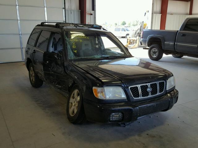 JF1SF65601H728837 - 2001 SUBARU FORESTER S BLACK photo 1