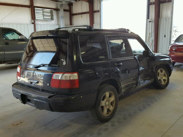 JF1SF65601H728837 - 2001 SUBARU FORESTER S BLACK photo 4