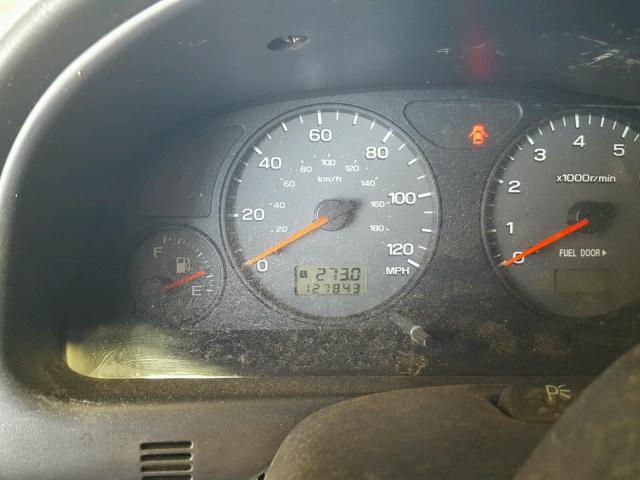 JF1SF65601H728837 - 2001 SUBARU FORESTER S BLACK photo 8