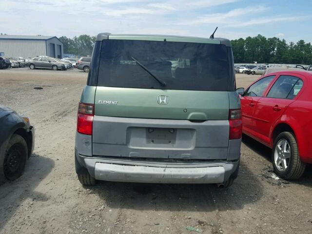 5J6YH18364L013124 - 2004 HONDA ELEMENT LX GREEN photo 10