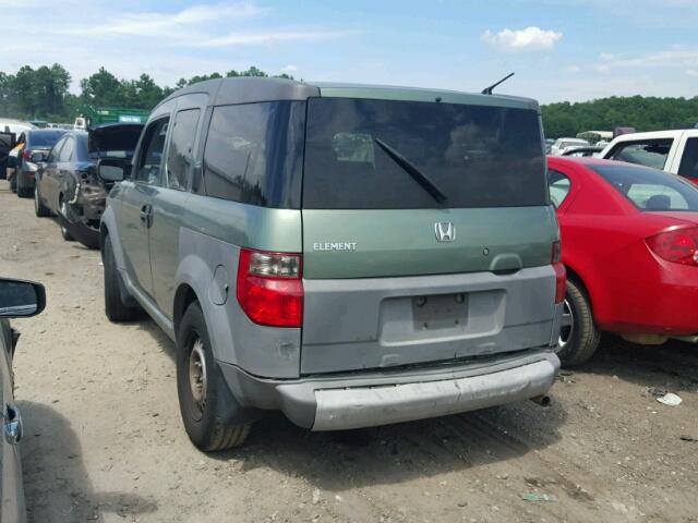 5J6YH18364L013124 - 2004 HONDA ELEMENT LX GREEN photo 3